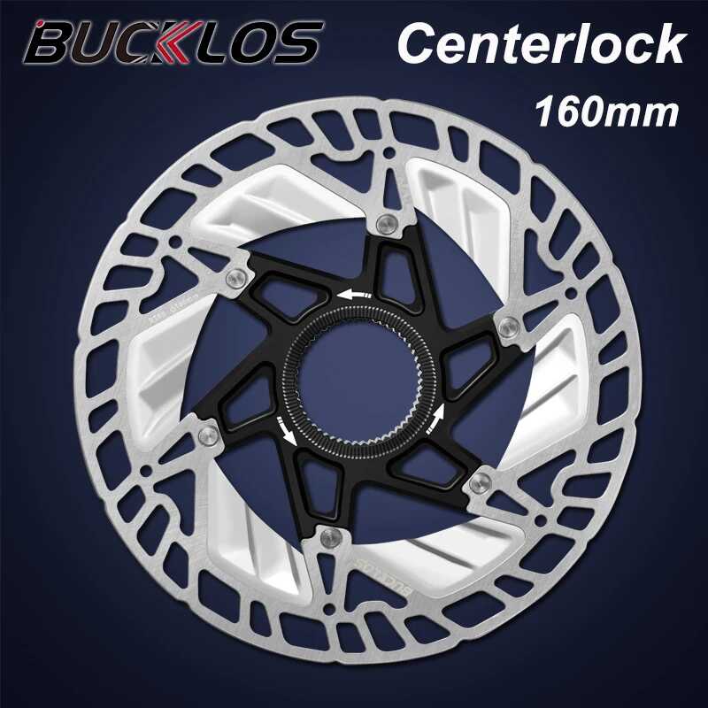 BUCKLOS Bicycle Brake Rotor 160Mm Centerlock Rotors Para Sa Mountain ...
