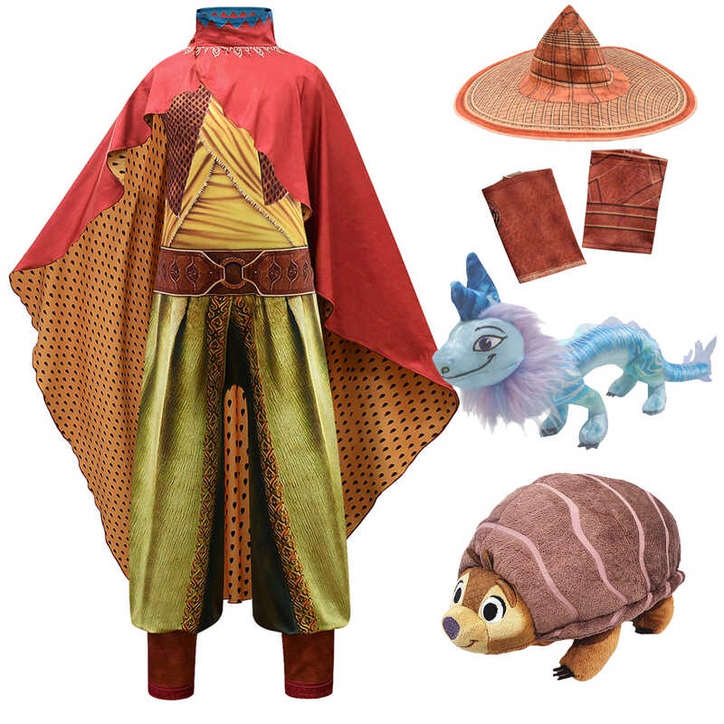 Pelikula Raya at The Last Dragon Cosplay Warrior Cloak Hat Costume ...