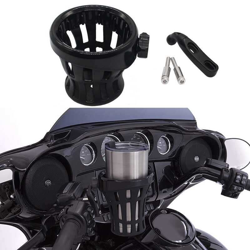 Handlebar Ng Motorcycle Drink Cup Holder Honda Gl1800 Goldwing Para Sa Softail Electra Shopee