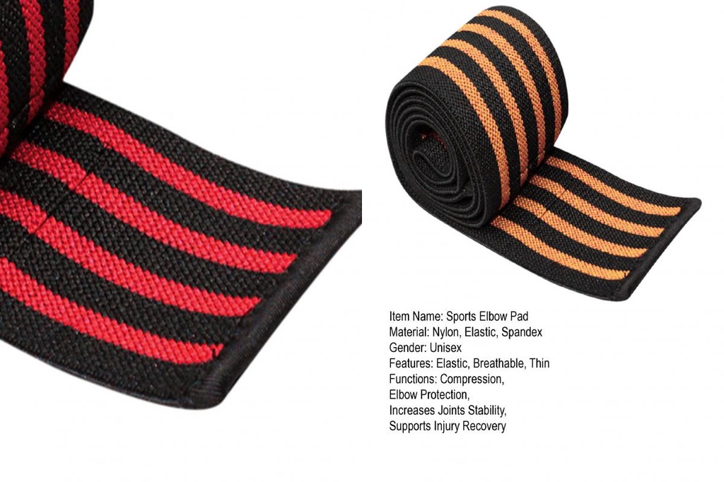 Elastic Fabric Elbow Supporter Bench Press Strength Elbow Support Strap