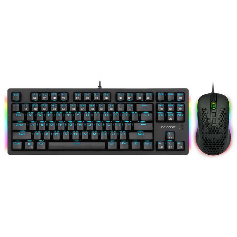 Z-737 USB 4000Dpi RGB LED - Computer Keyboard Mouse Set Gaming Combo ...