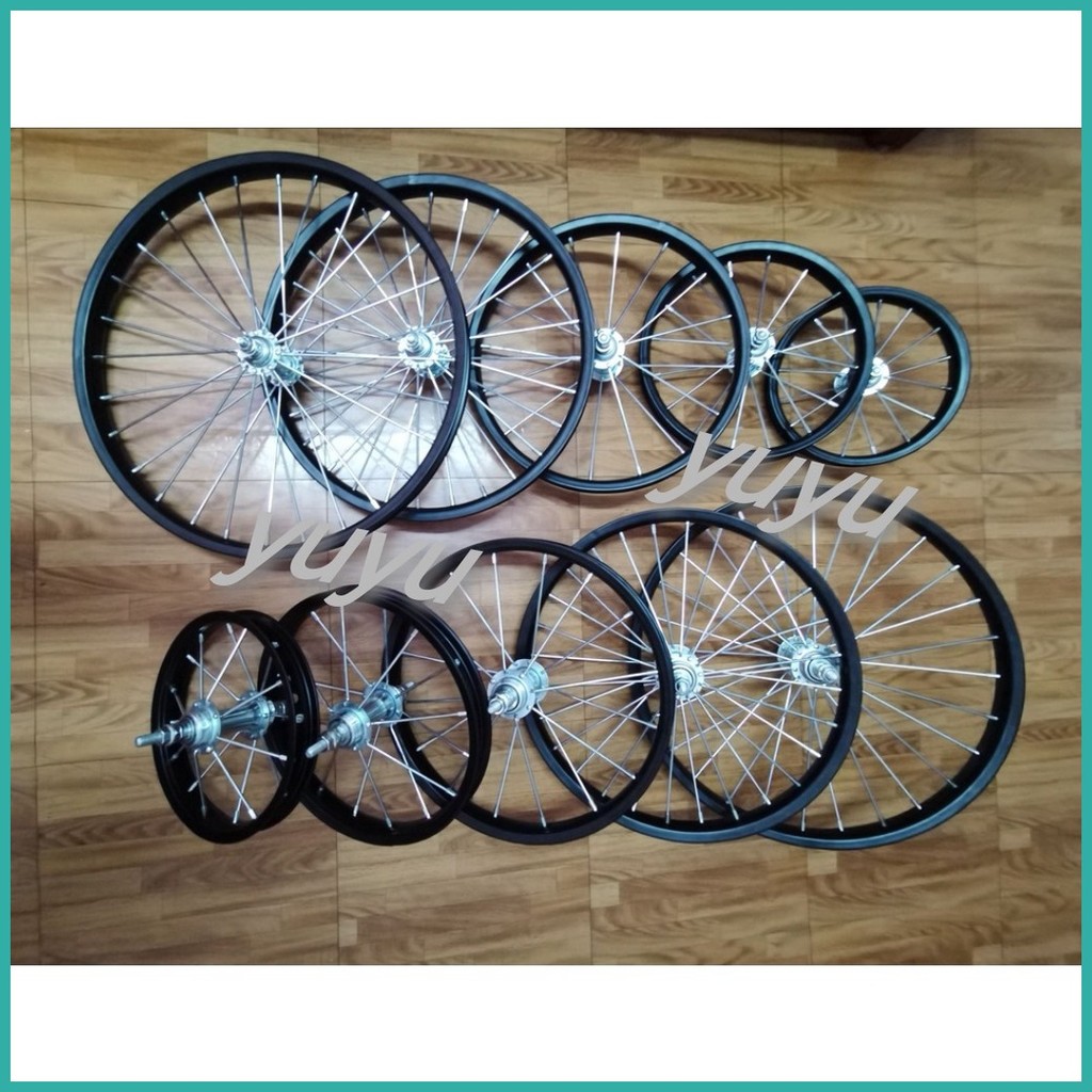 ∆ Size 12,14,16,18,20 rim set for BMX KIDS FOLDING bike double thread ...