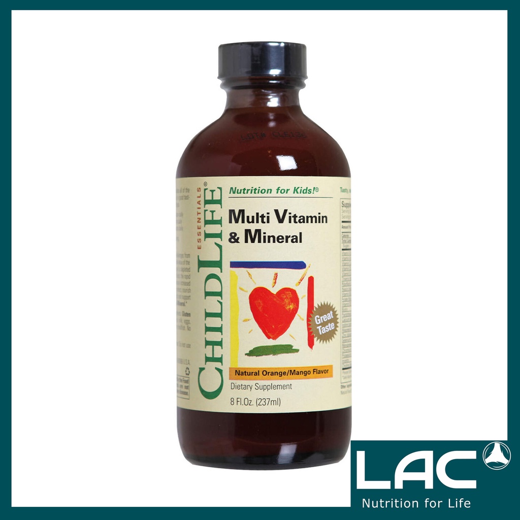CHILDLIFE Multivitamin At Mineral Liquid (8 fl. oz.) (Mabuti sa Abril