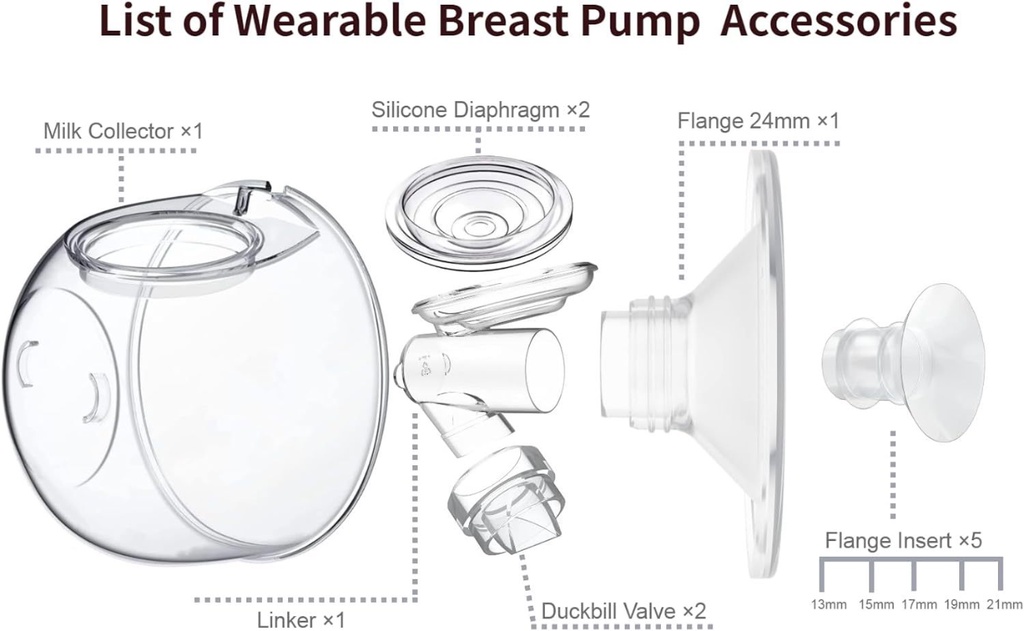 [New Arrival]Universal Wearable Breast Pump Replacement Accessories ...