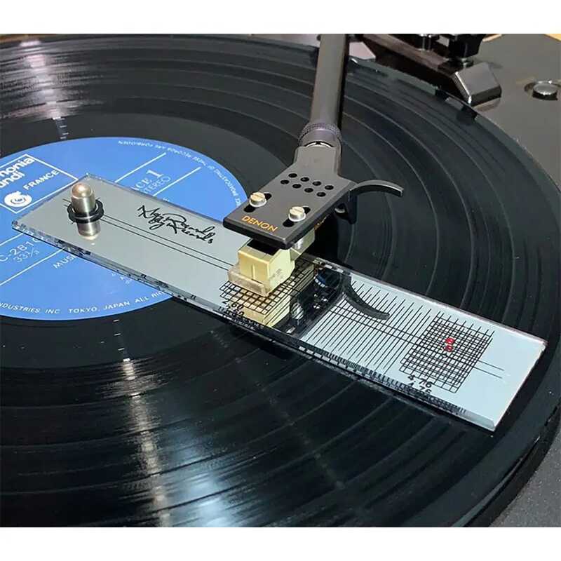 LP Vinyl Cartridge Stylus Azimuth Compensation Angle/Calibration Gauge ...