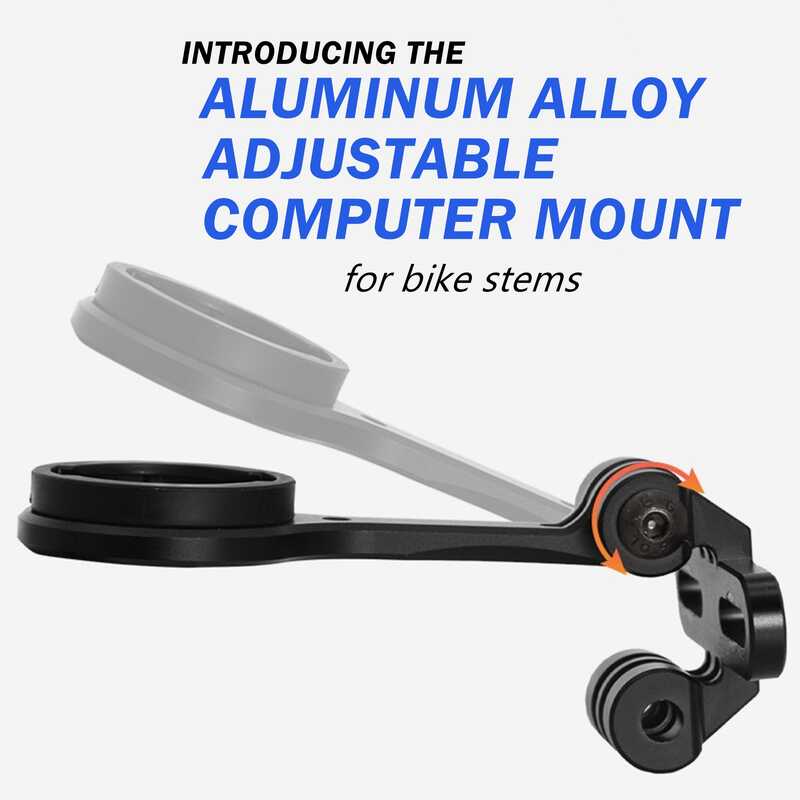 Bike Stem Extension Aluminum Alloy Computer Mount Code Table Rack Para ...