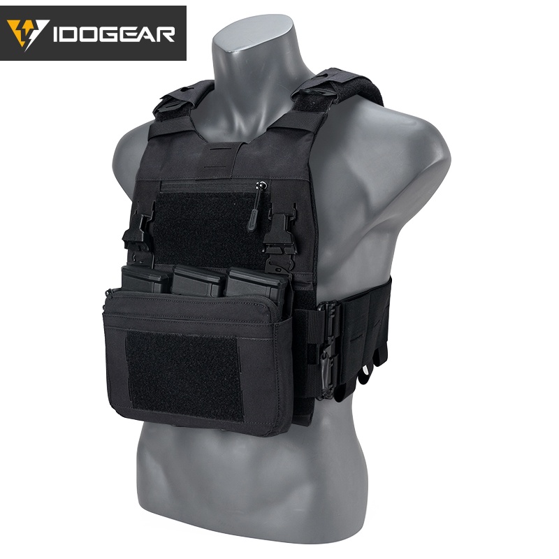 IDOGEAR Tactical FCSK Plate Carrier With Shoulder Pads With Kangaroo ...