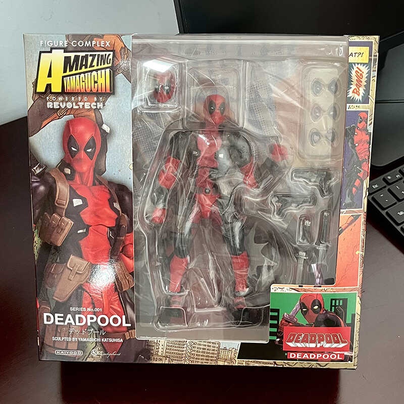 Revoltech Deadpool Action Figure Yamahi Superhero X-Men Figurine Model ...