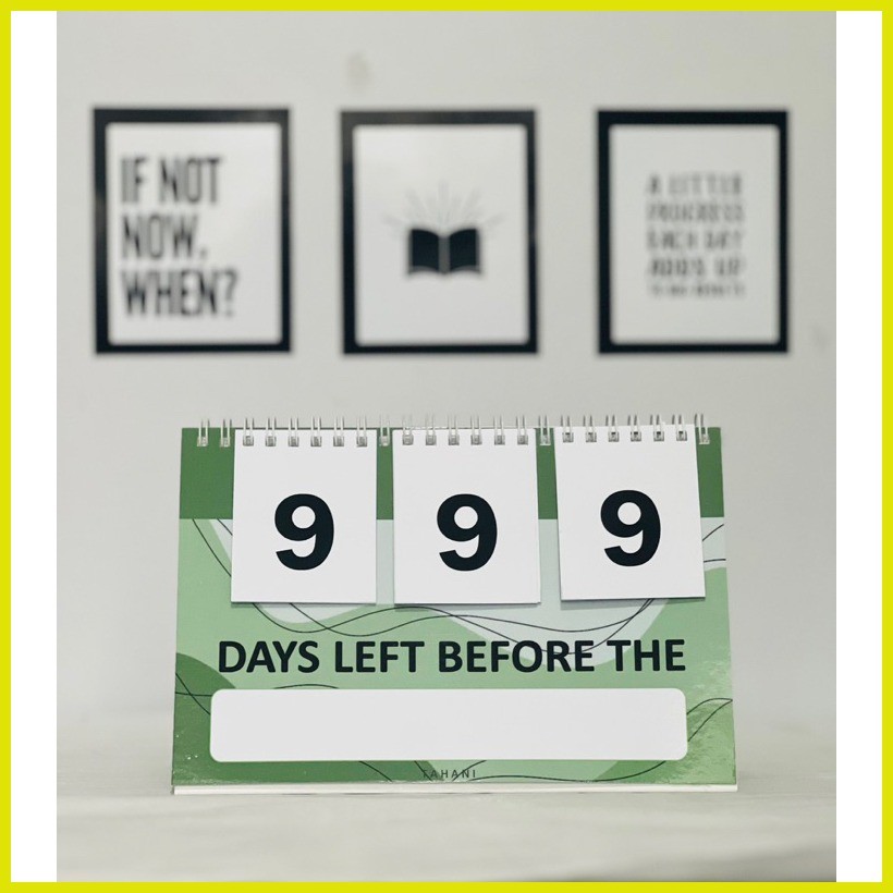 ஐ ♀ REUSABLE BLANK Countdown Calendar - for all activities_DIY using ...