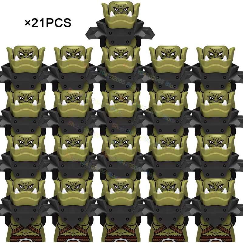 LOTR Medieval Warrior Orcs Army Ees Figures Armored Rohan Soldiers ...