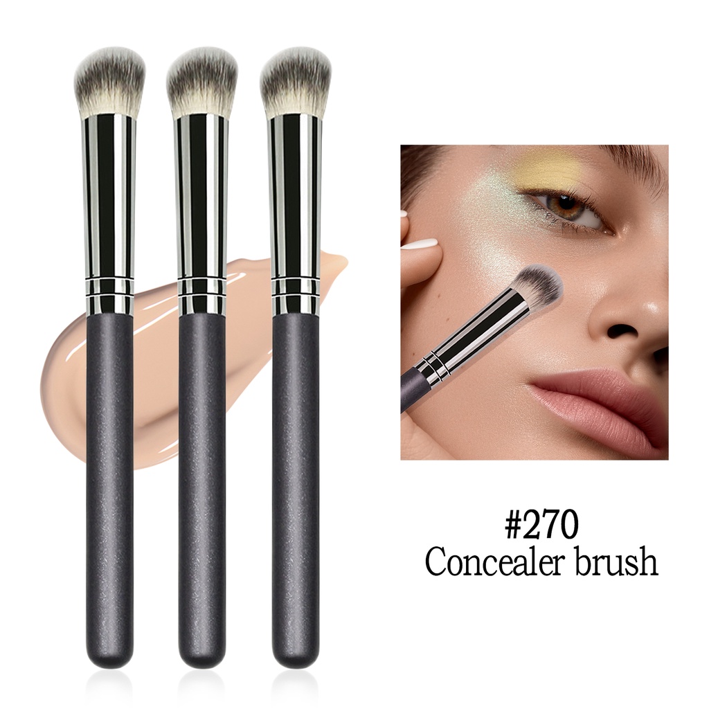 Concealer Brush Dark Circle Tear Groove Precise Concealer Flat Head ...
