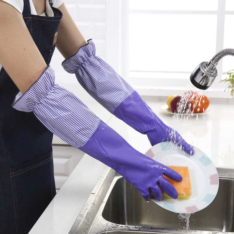 Paghuhugas Ng Mga Gloves Paghuhugas Ng Dishwashing Paglinis Ng Guma ...