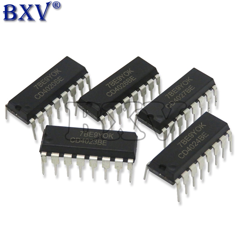 10pcs CD4026BE DIP-16 CD4026 HEF4026BP DIP CD4020BE CD4021BE CD4023BE ...