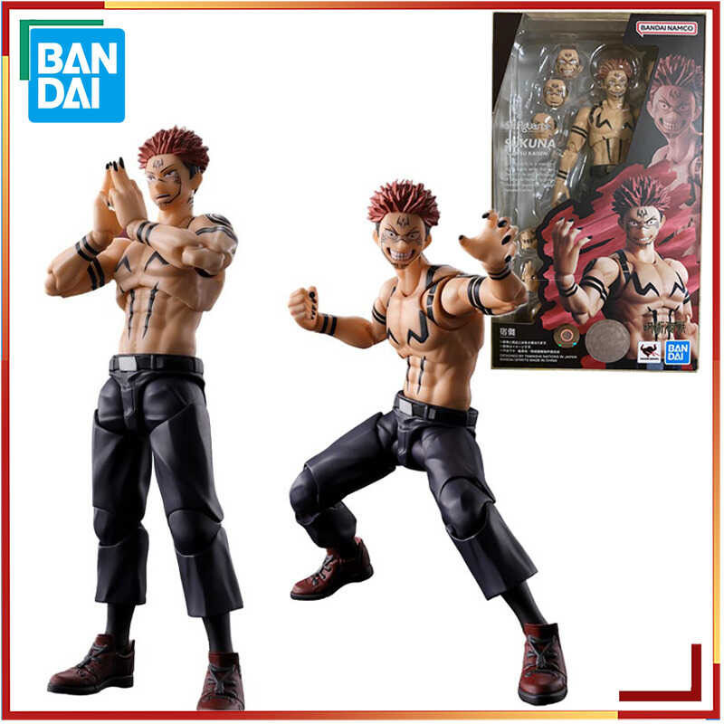 Bandai Original SHF Jujutsu Kaisen Anime Ryomen Sukuna Action Figure ...