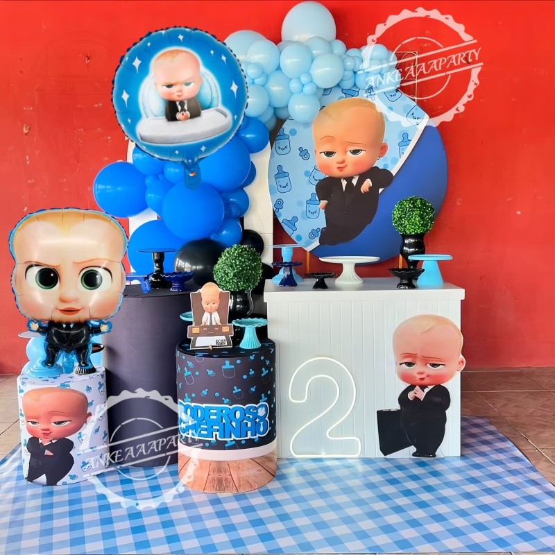 Boss Baby Balloon Garland Arch Kit Boy 1st Baby Boss Birthday Party ...