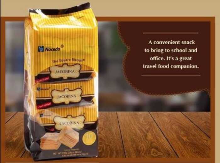 Jacobina Biscuits Ni Noceda Bakery SOLO Packs 250G (25G X 10Pcs