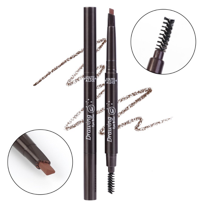 EDUTE ALICE Double Headed Eyebrow Pencil / Waterproof and Durable ...