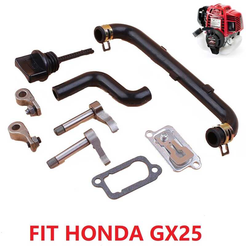 Fuel Hose & Vae Lifter Rocker Vae Arm Oil Cap Set Fit Honda GX25 GX25N