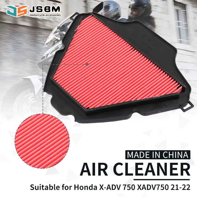 Motorrad Luftfilter Für Honda X-ADV750, NC750X, NSS750 (2021-2023) – Hochstrom-Vliesstoff, Schwarz/lila