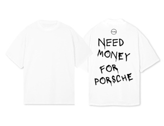 Need Money for Porsche Oversized T-Shirt - Black | Shopee Philippines