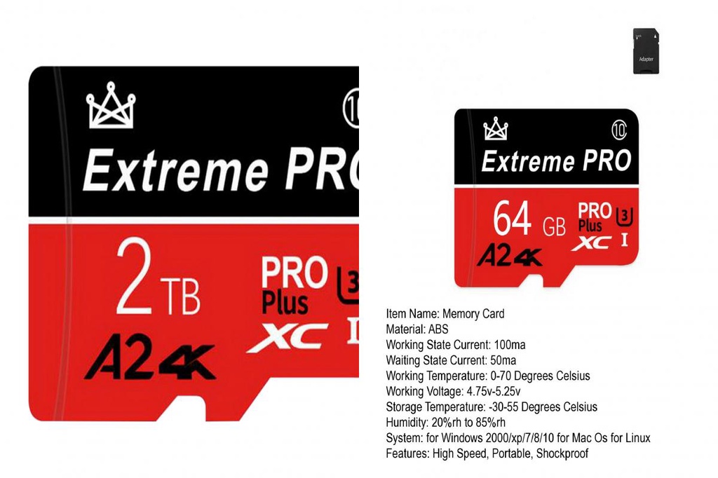[calcutta] Memory Card for Professional Use A2 Speed Class Memory Card ...