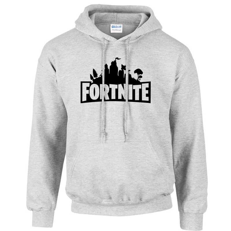 iGPrints FORTNITE Shadowed Logo Classic Gamers Hood Sweater Hoodie ...