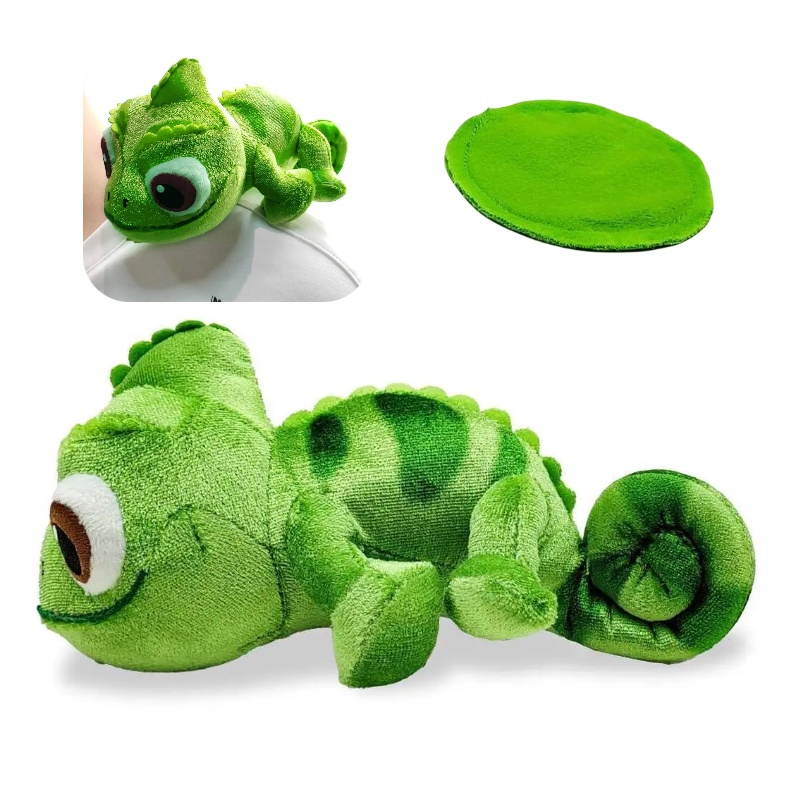 DISNEY Tangled Rapunzel Pascal the Chameleon Stuffed Plush Toys Soft 18cm  Kawaii Pascal Plush Doll Gifts for Kids Girls