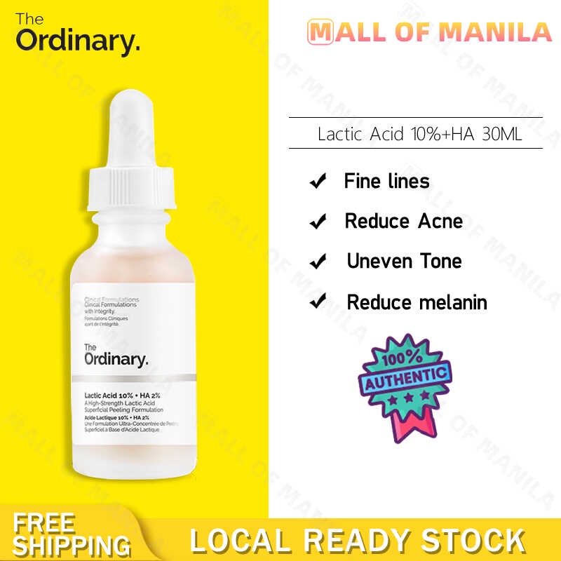 The Ordinary Lactic Acid 10+HA Exfoliating Acne Closure Blackhead
