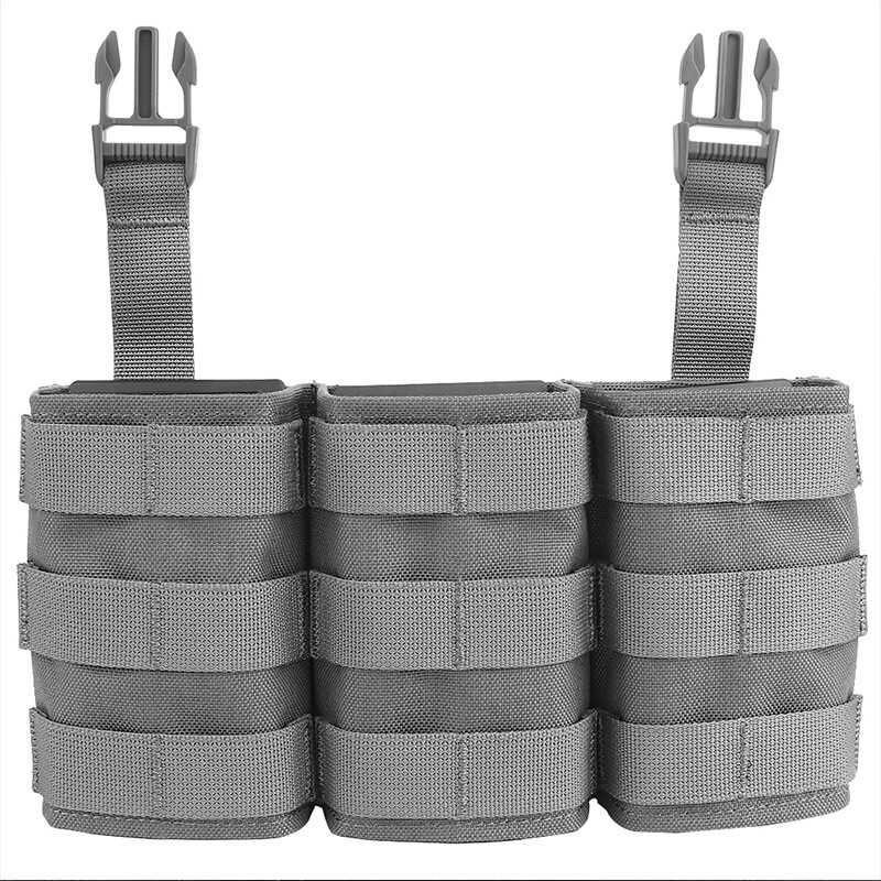 Fast Triple 556 Magazine Pouch BuiltIn Kydex Insert Tactical Molle Mag