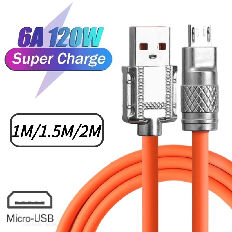 1M/1.5M/2M Micro USB Quick Charge Cable Wire - Aluminum Alloy Cable ...