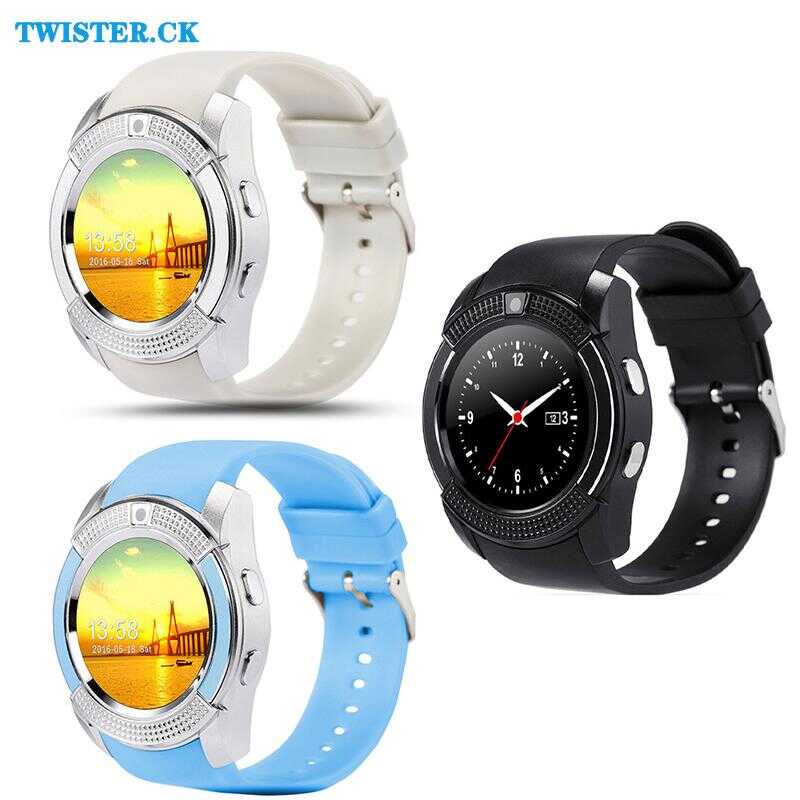V8 Bluetooth Smart Watch Call Fiess Blood Pressure Monitor Suportahan