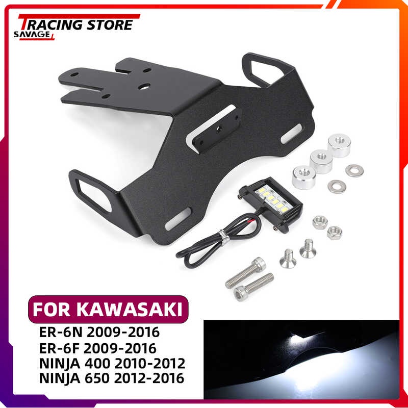 Fender Eliminators Para Sa KAWASAKI NINJA 400 650 Er6n Er6f License