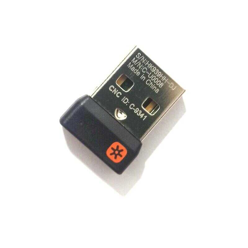 6 Channel Wireless Dongle Receiver USB Adapter Para sa Logitech Mouse ...