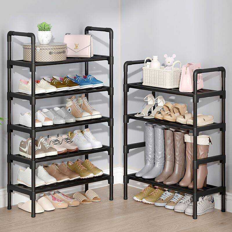 5/6/7/8 layer simple shoe rack Stainless Steel Easy Assemble Storage ...