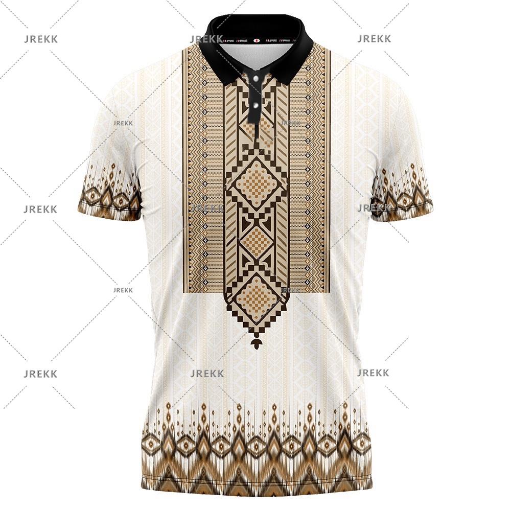 Philippine Ethnic Tribal Inspired Shirt Full Sublimation Polo Shirt