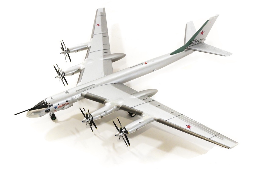 1/200 Bear TU-95 airplane model Russia Soviet Air Force metal Tupolev ...