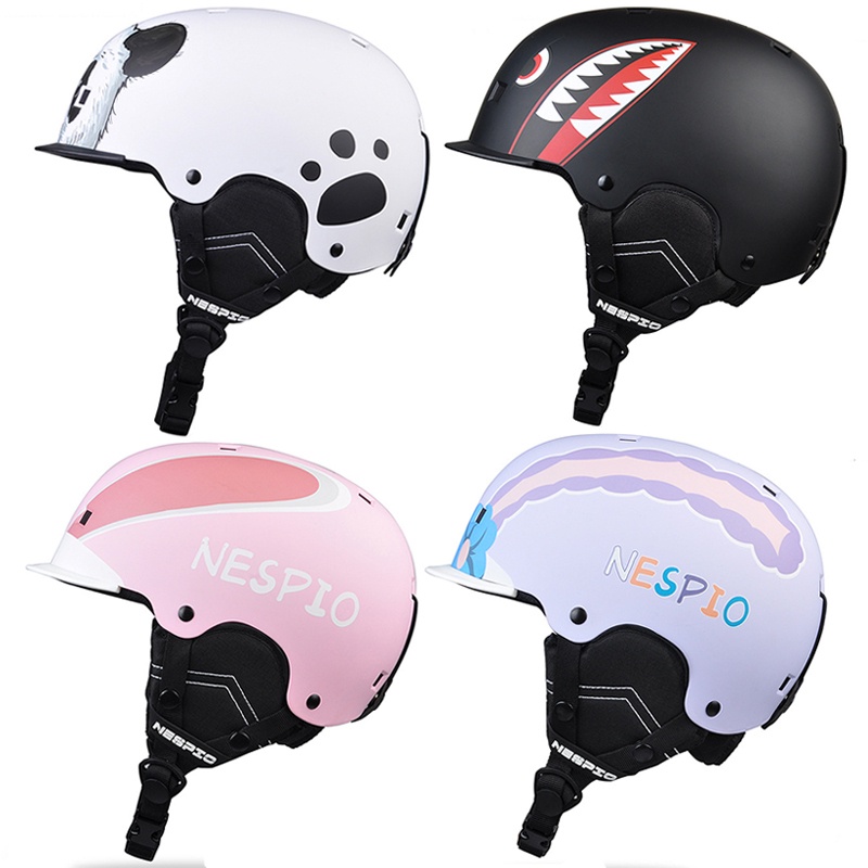 Sport Mountain Kids Snowboard Helmets with Earmuff Ultralight Safety