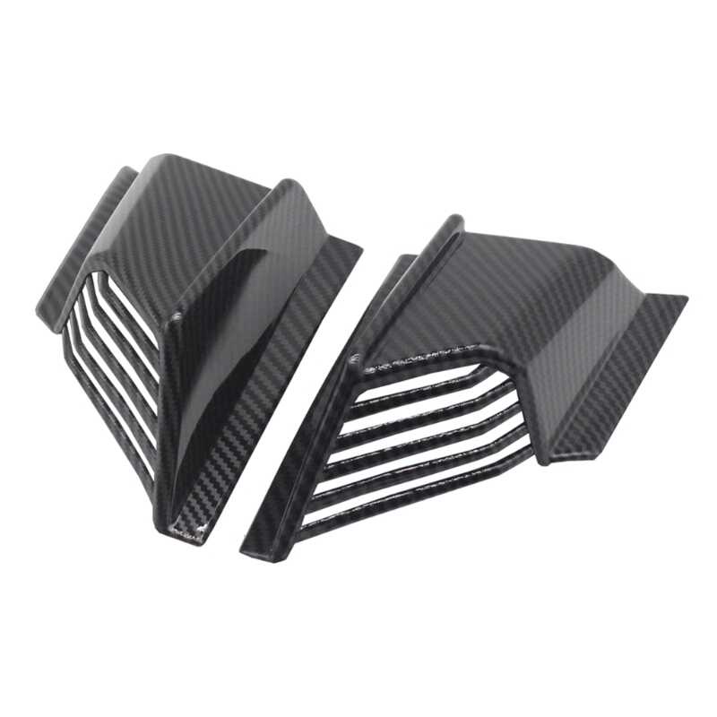 1 pares na Winglets Front Side Spoiler Aerodynamic Wing set Motorcycle ...