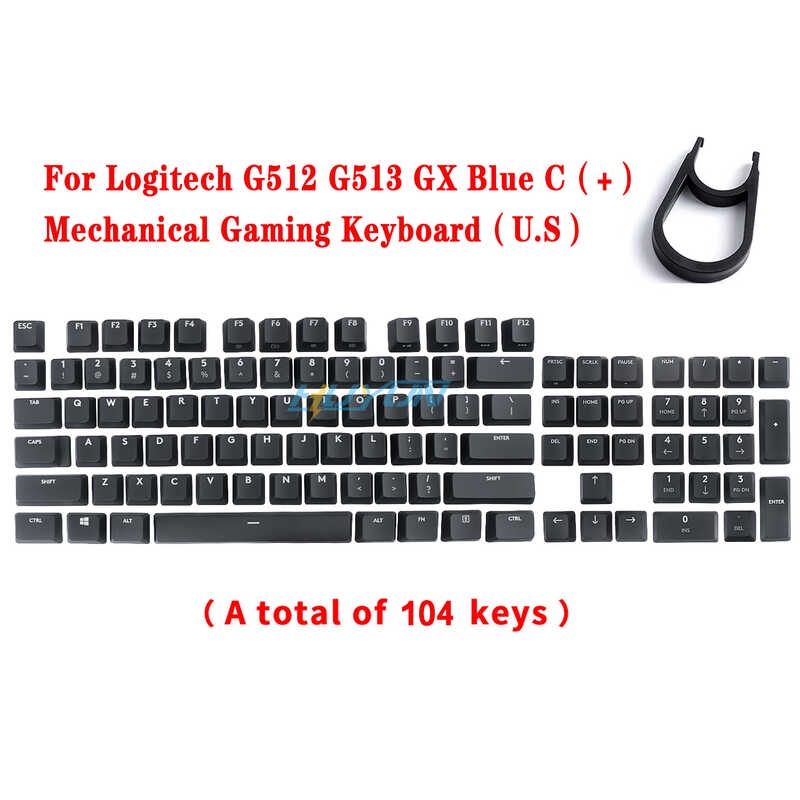 MGA bagong Replacement keycaps para sa Logitech G512 CARBON GX Blue ...