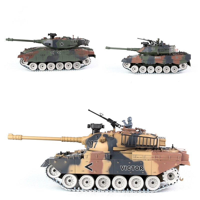 Rc Tank Us M60 Patton German Panther 2 Israeli Merkava Mbt 1/18 Toys