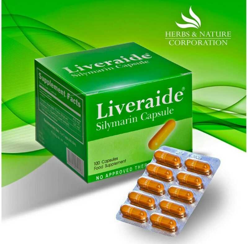 Liveraide Silymarin + Lecithin 10 Capsules ( 1 Pad ) Shopee Philippines