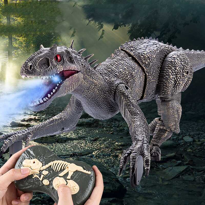 2.4G RC Dinosaur Raptor Jurassic World Remote Control Velociraptor Toy