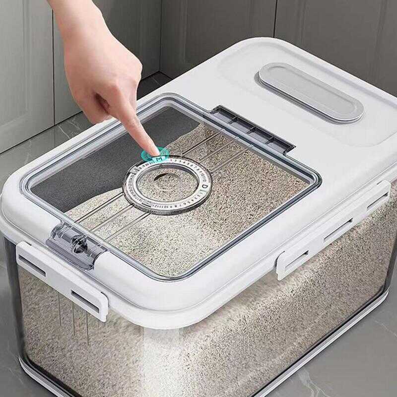 Magnetic Bin Dispenser Para Sa Rice Storage Box Cereal Dispenser Dry ...