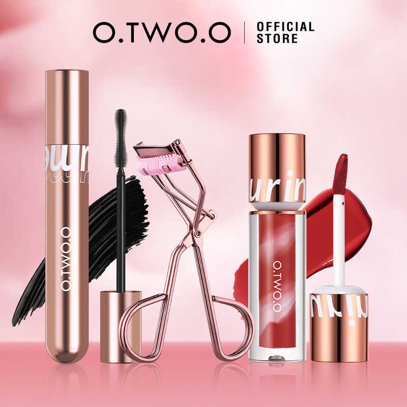 O.TWO.O 3pcs Makeup Set Lipsticks Velvet Matte Lip Tint Highly Pigment ...