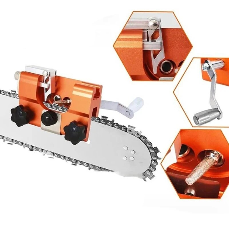 Chainsaw Sharpener Kit Chain Saw Sharpening Tools With 3 Sharpening ...