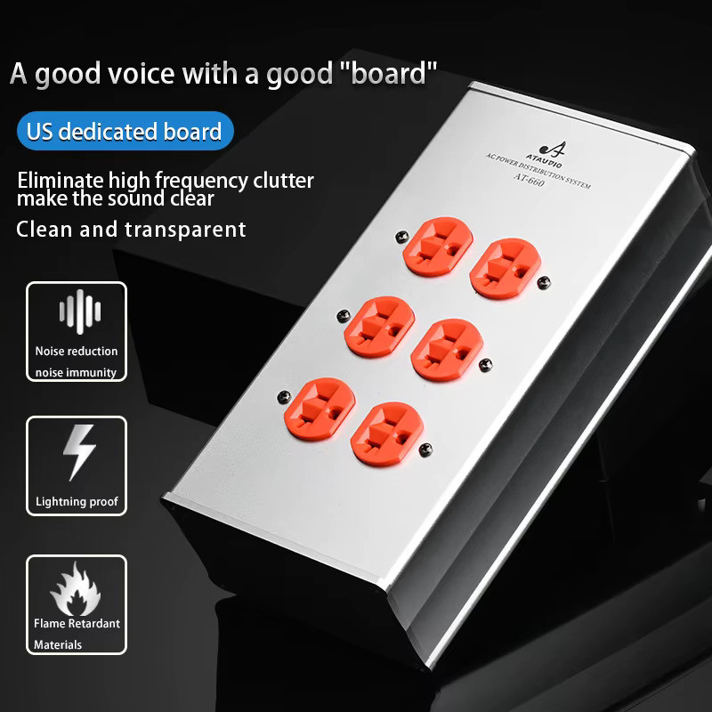 High Quality HiFi Power Filter Lightning Proof Noise Reduction Power ...