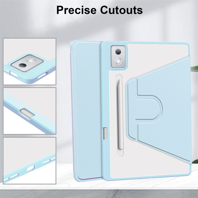 Vakarey Coque Pour Lenovo Idea Tab Pro Avec Porte-stylo Antichoc Pour Lenovo Idea Tab Pro 12,7 Pouces 2025, Gris