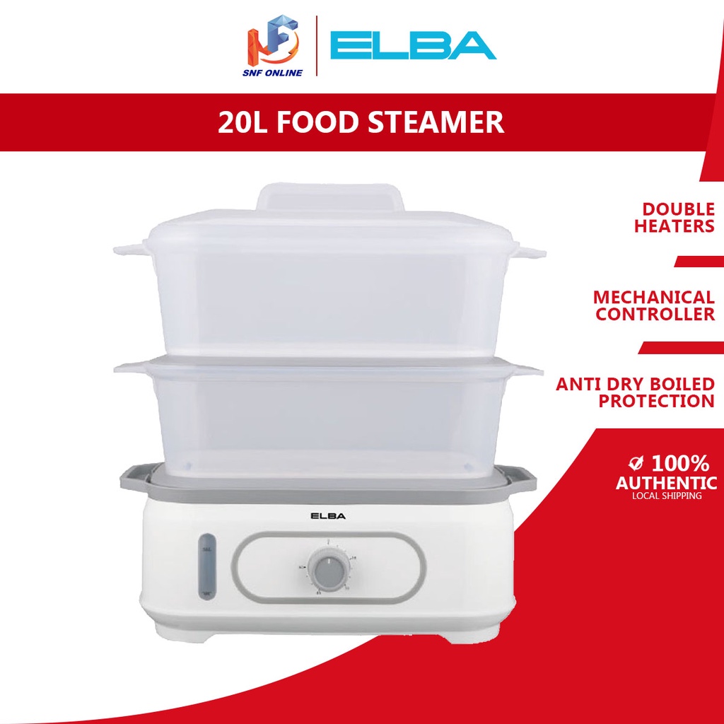 Elba Food Steamer EFSM2028(WH) Shopee Philippines