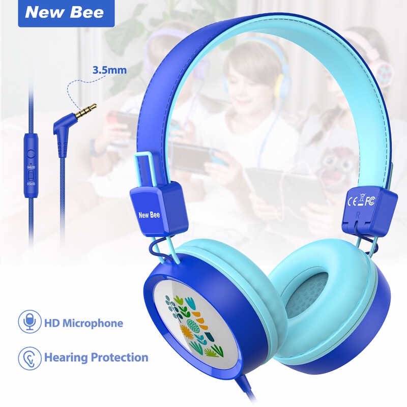 New Bee KH20 Wired Headset Children Headphone Stereo Headphones · arons ...