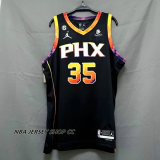 Kids Phoenix Suns Kevin Durant #35 Nike Black 2021 Swingman Jersey